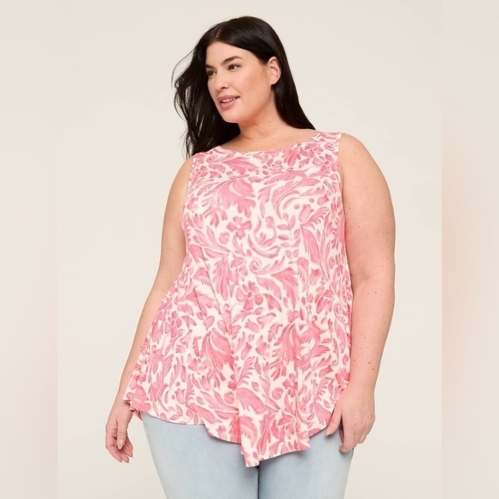 Lane Bryant 10/12 NWT Max Swing Boatneck Tank